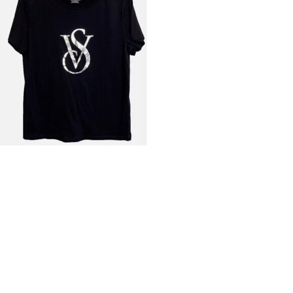 BNWT Vintage VICTORIA'S SECRET 100% cotton black tee (S) - Picture 6 of 6